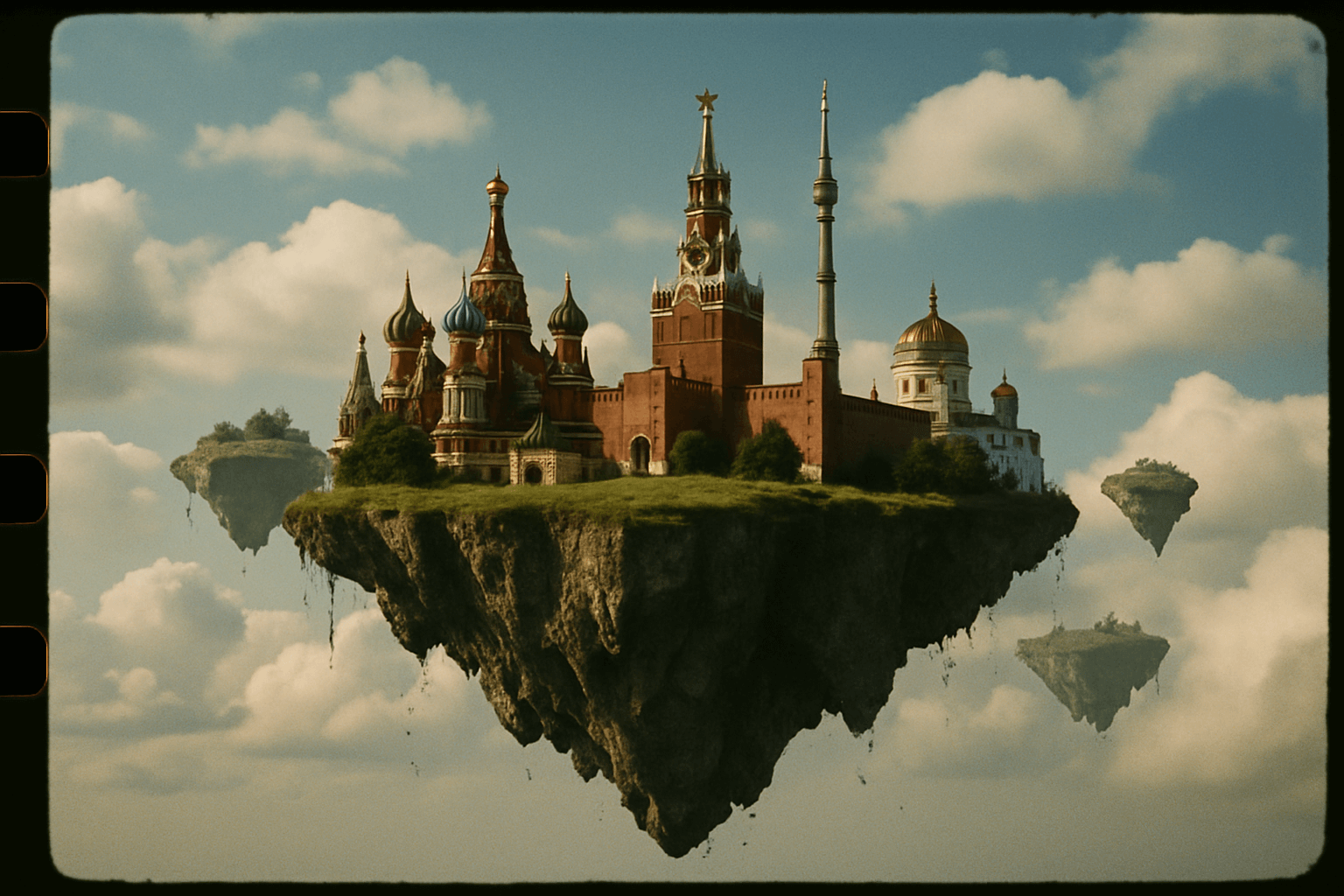 35mm 胶片风格飞岛