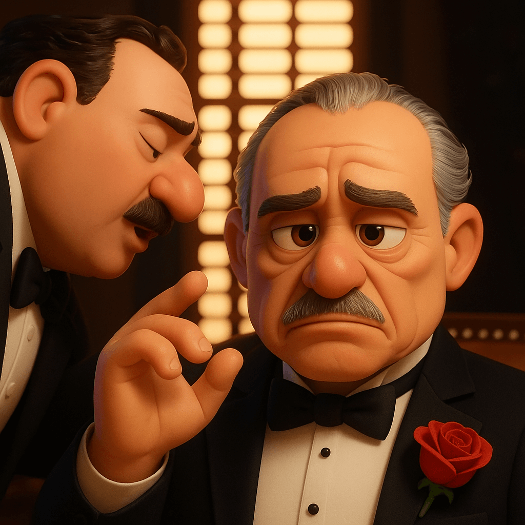 皮克斯3D风格《教父》